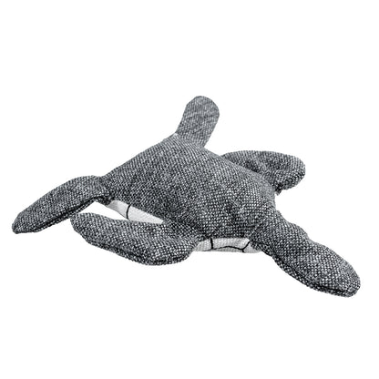 Eco peluche Tortue 19x19x5 cm gris 2