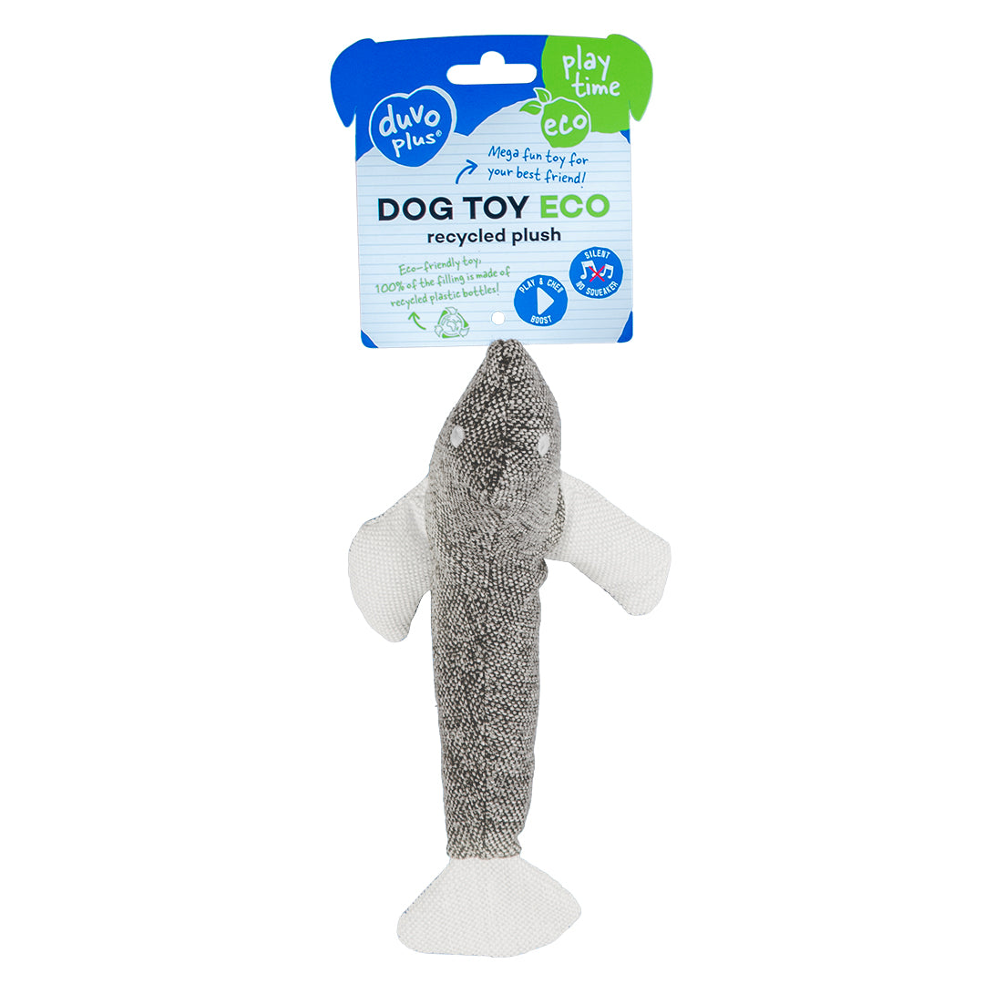 Eco peluche Phoque 22x10x9 cm gris 2