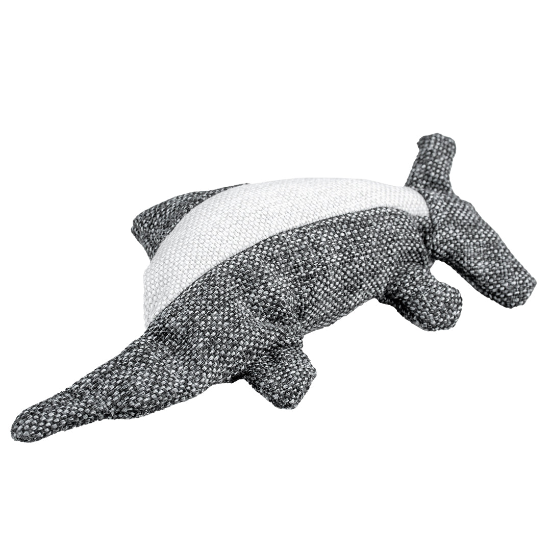 Eco peluche Espadon 18x9x4 cm gris