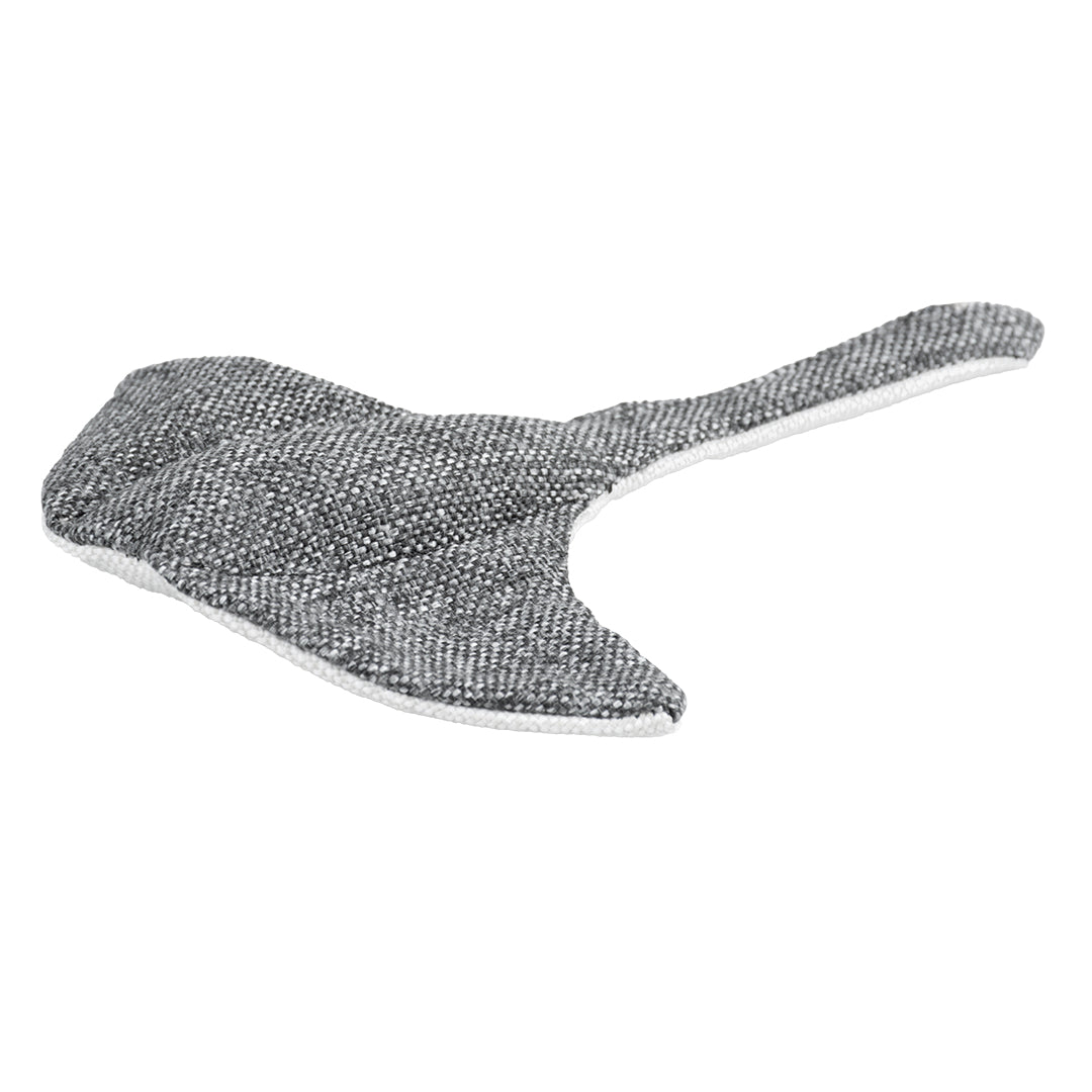 Eco peluche Raie 20x14x2 cm gris