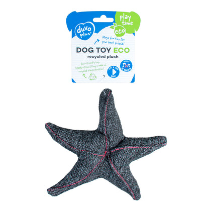 Eco peluche Etoile de mer 17x18x3 cm gris 2