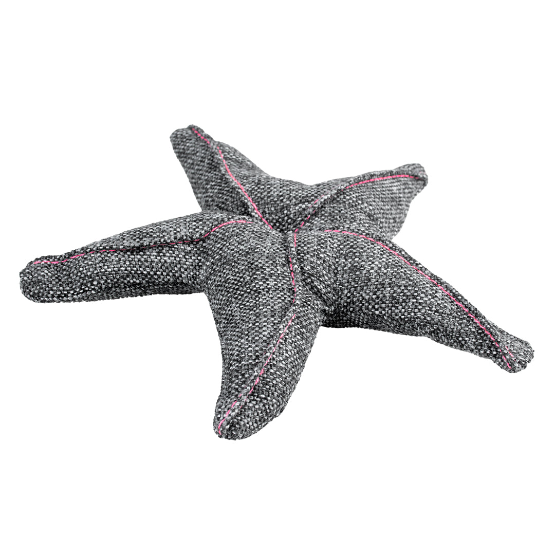 Eco peluche Etoile de mer 17x18x3 cm gris