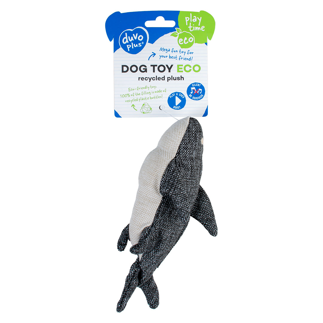 Eco peluche Requin 20x11x10 cm gris 2
