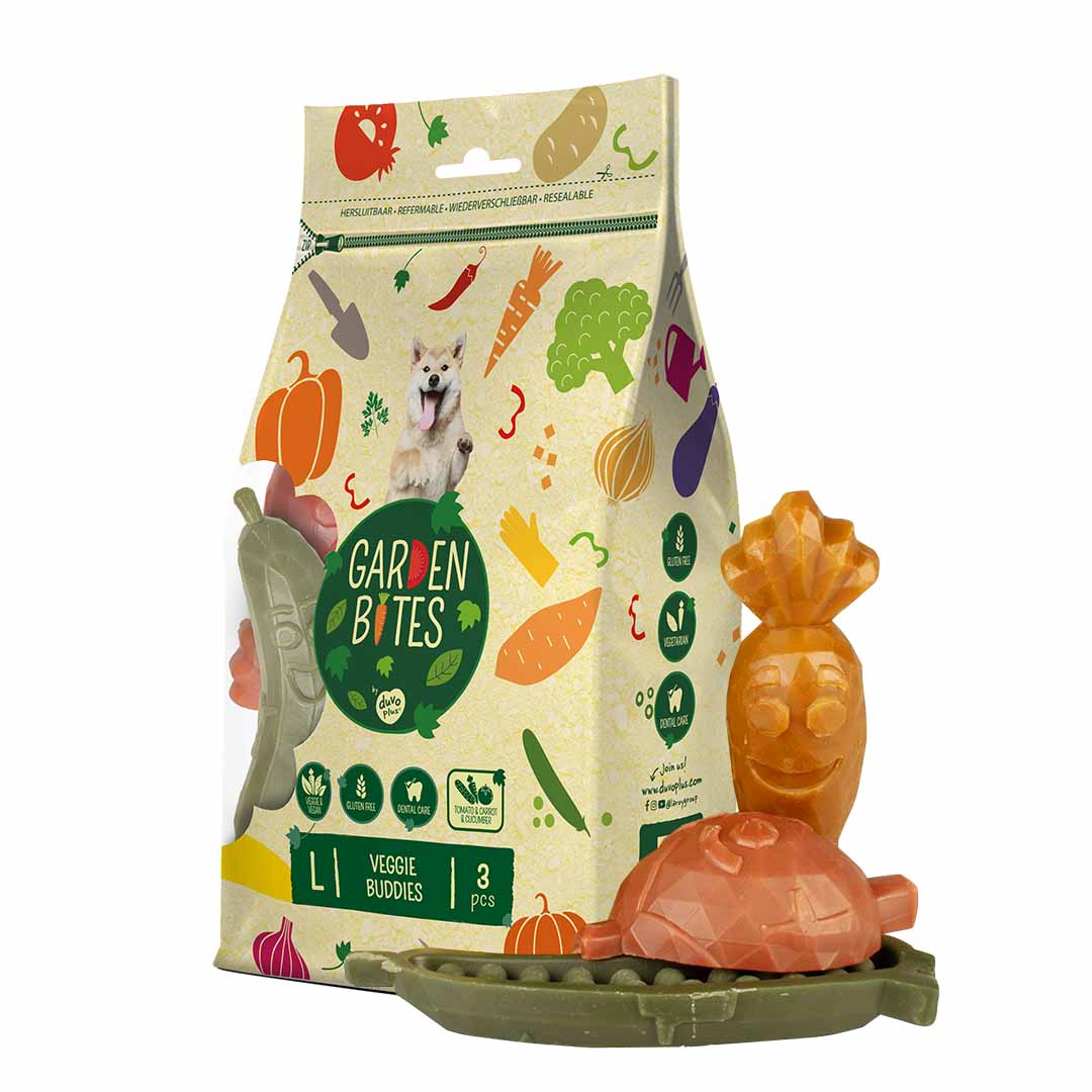 Garden Bites veggie buddies Multicolore L 3pcs