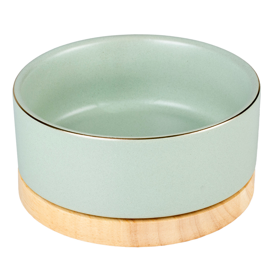 Mangeoire Stone Timber 450 ml 12,5x12,5x6 cm vert
