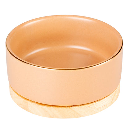 Mangeoire Stone Timber 450 ml 12,5x12,5x6 cm rose