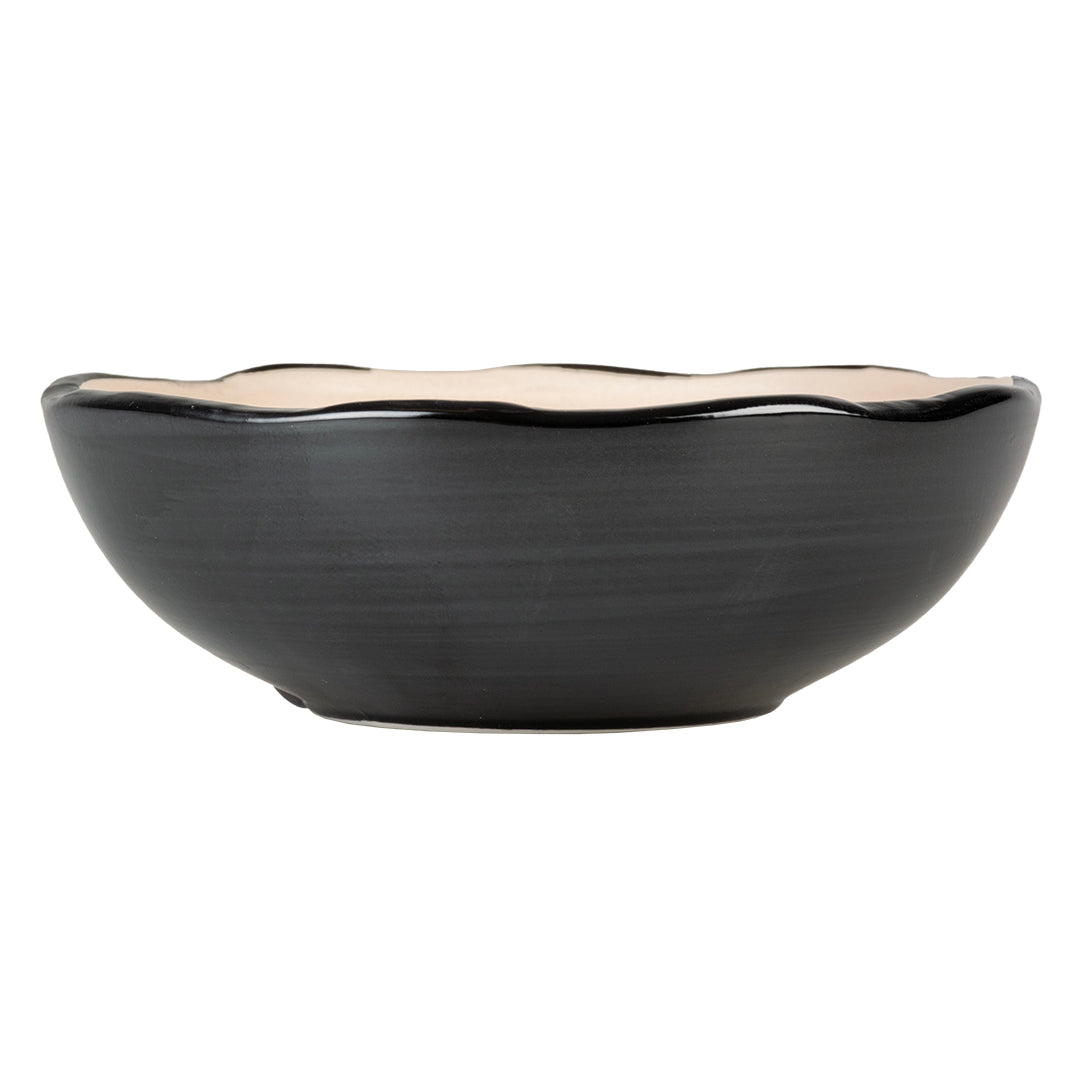 Mangeoire Stone Organic S 200 ml 12x12x4 cm Noir/blanc 3