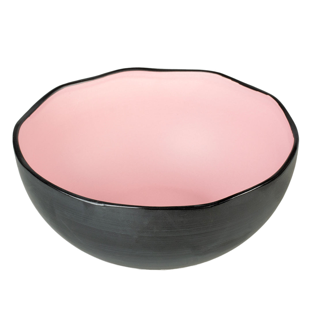 Mangeoire Stone Organic L 700 ml 16,5x16,5x7 cm Noir/rose