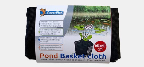 Tissu pour panier d'étang SuperFish 60x60cm