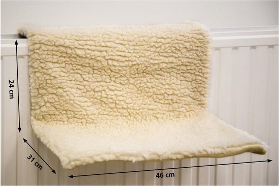 Beeztees hamac radiateur reglable crème