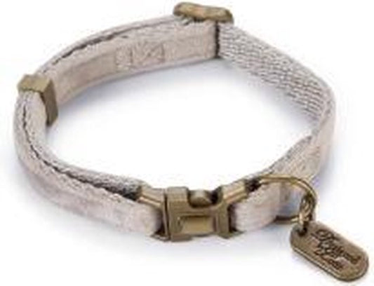 Designed by Lotte collier pour chat Velura gris 20-30x10 mm