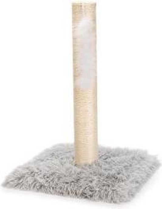 Beeztees - griffoir chaton - atila - gris - 35X35X53 Cm