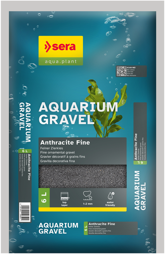SERA Gravel Anthracite Fine 6 L