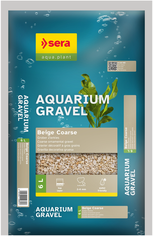 SERA Gravel Beige Coarse 6 L