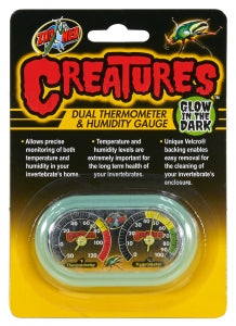 Zoomed Dual Thermometer & Humidity Gauge