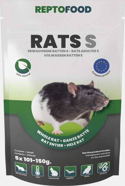 REPTO RATS ADULTES S 101-150G 5PCS