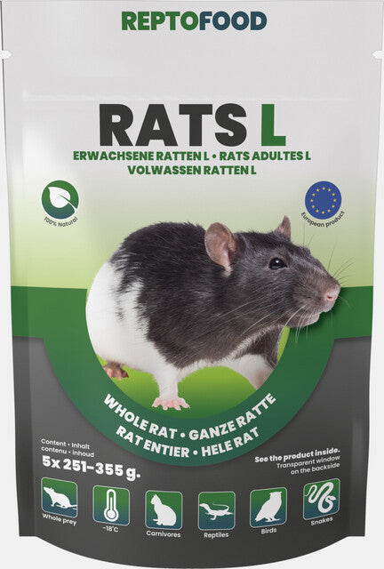 REPTO RATS ADULTES L 251-355G 5PCS