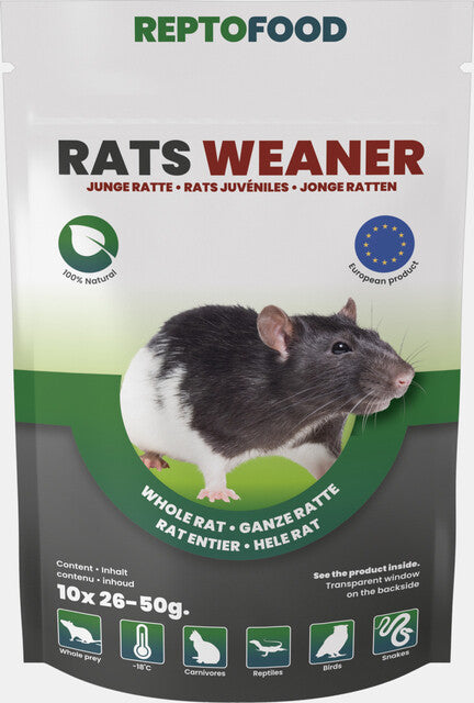 REPTO RATS JUVÉNILES 26-50G 10PCS