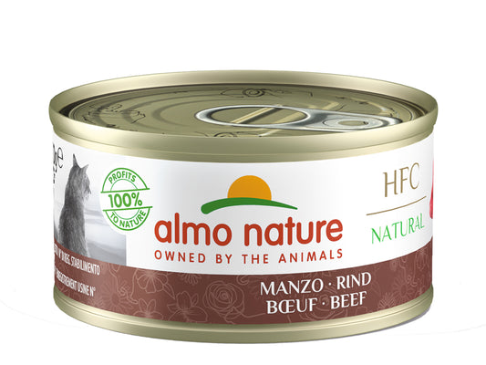 HFC Cats 70g Natural - boeuf