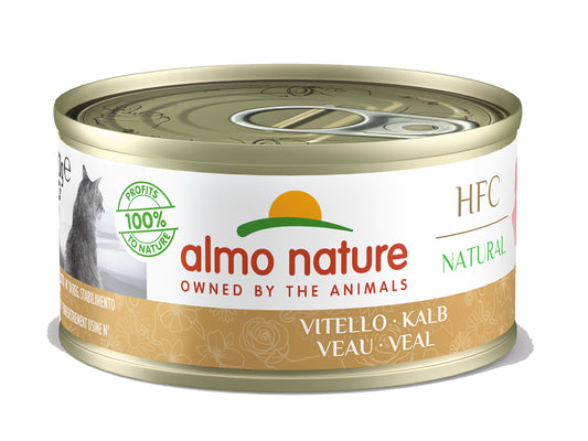 HFC Cats 70 gr Natural Veau