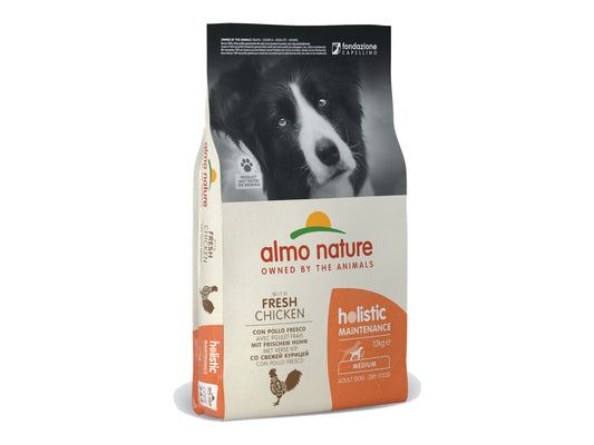 Almo Nature HOL Dogs 12Kg M poulet et riz