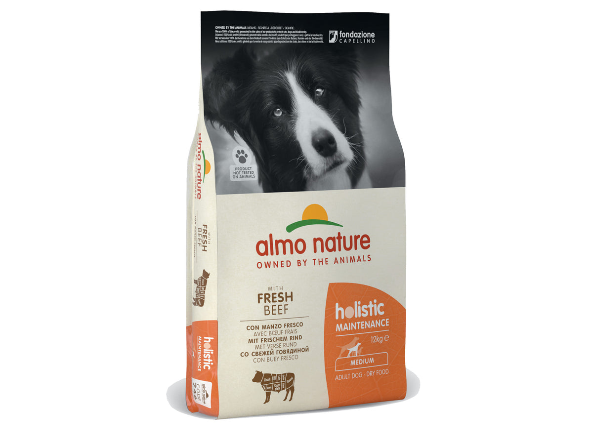 Almo Nature HOL Dogs 12Kg M boeuf et riz
