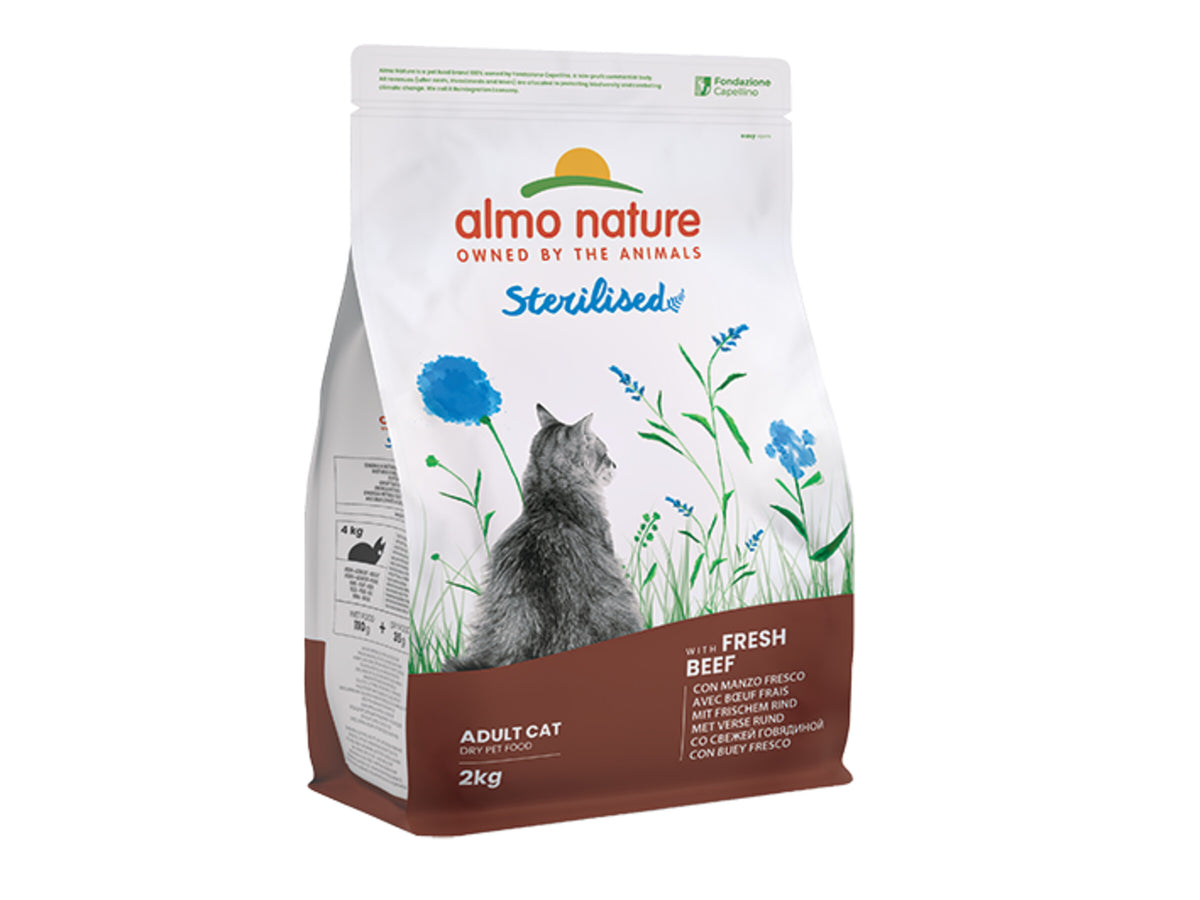 ALMO Holistic Sterilised Bœuf et Riz 2 kg Cats