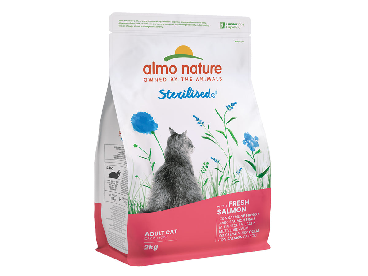 ALMO Holistic Sterilised Saumon et Riz 2 kg Cats