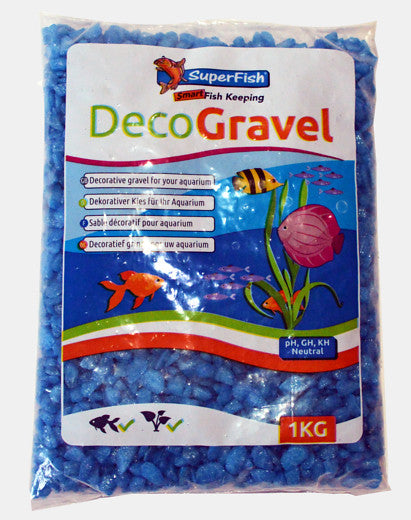 Superfish déco sand néon bleu 1kg