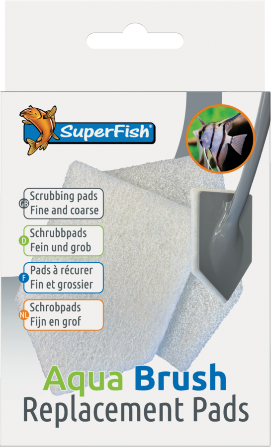 SuperFish AquaBrush pads de rechange ( 2 pièces)
