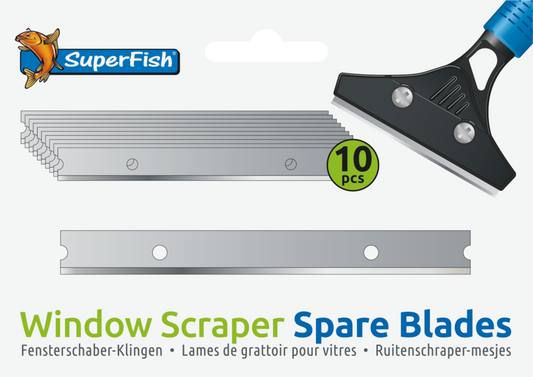 SuperFish Window Scraper lames de rechange (10pcs)