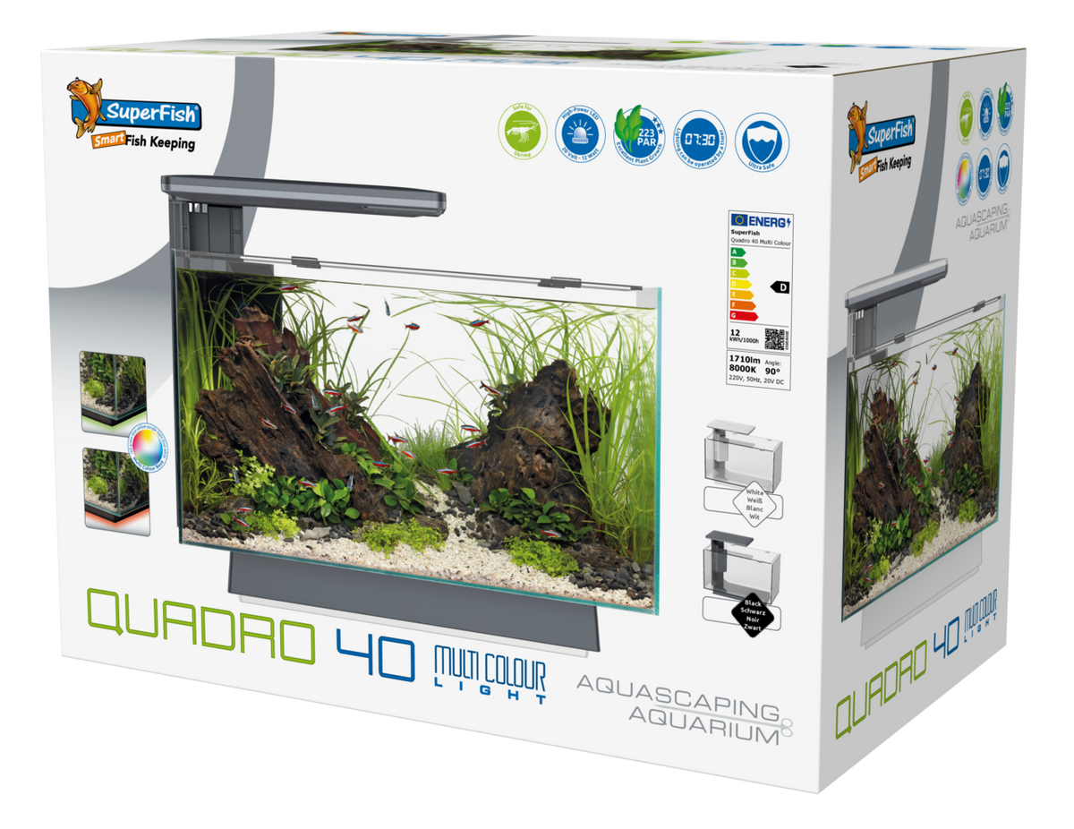 SuperFish Quadro 40 multicolor blanc 2