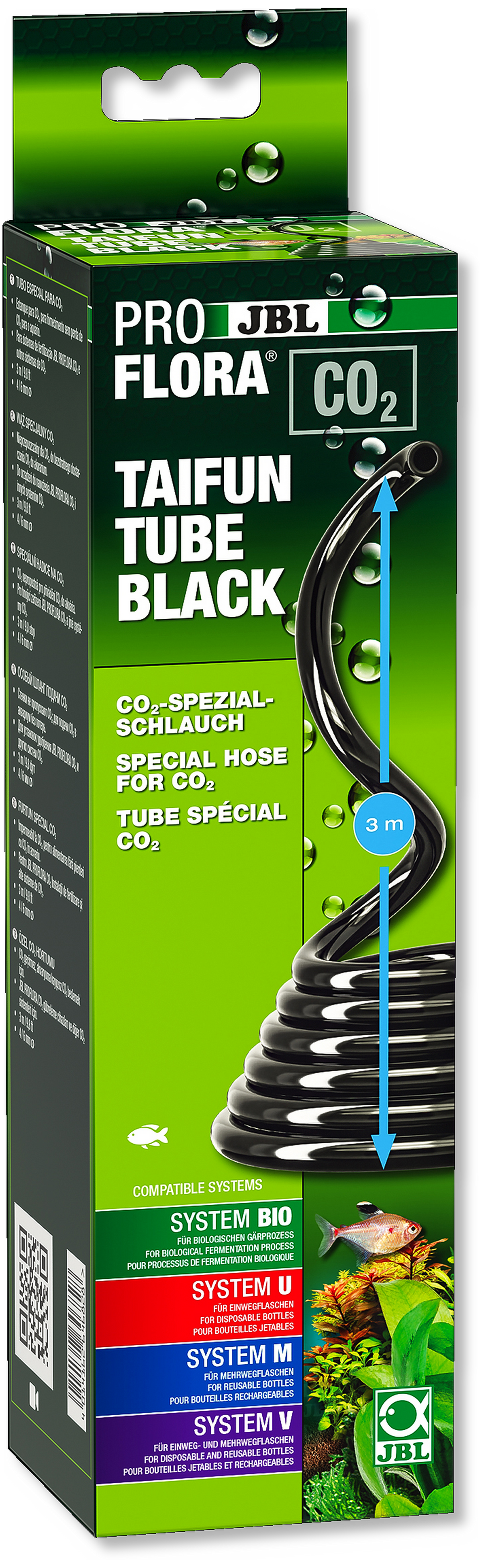 JBL PROFLORA Co2 Taifun Tube Black