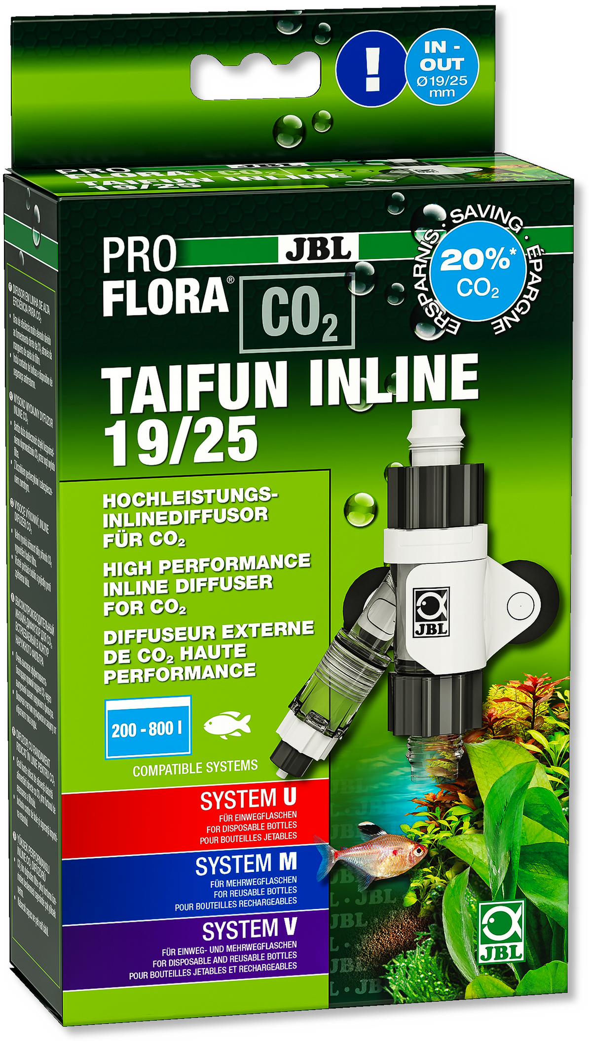 JBL PROFLORA Taifun Inline 19/25