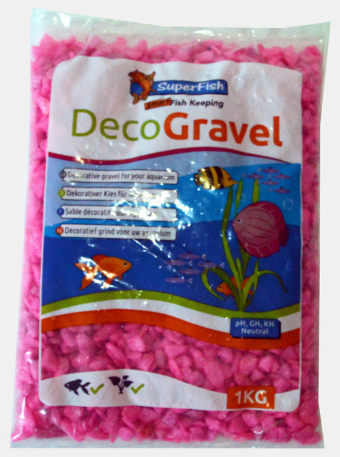 Deco Gravel Neon Rose 1 kg