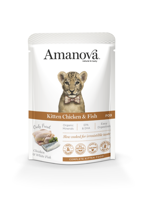 Amanova Kitten Chicken & Fish - sachet 85 gr