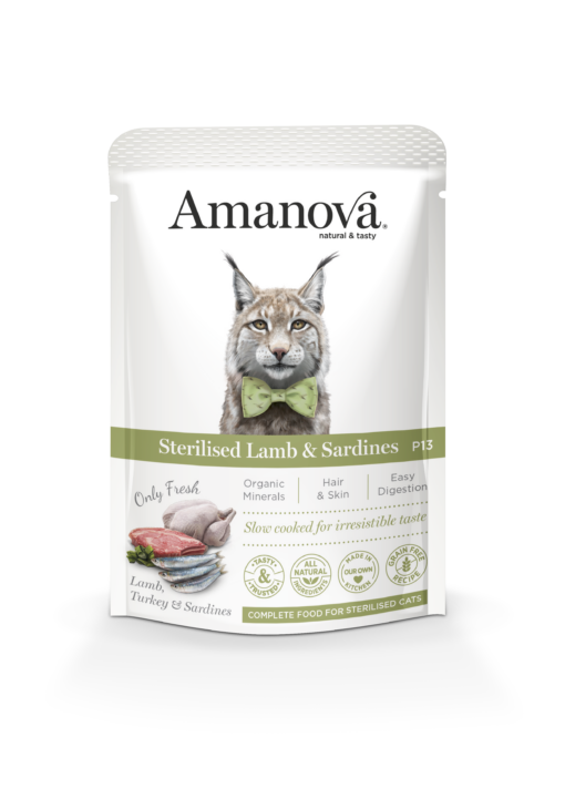 Amanova Sterilised Lamb & Sardines - sachet 85 gr