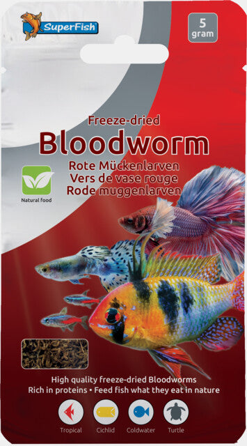 Superfish Vers de vases lyophilisées 5gr