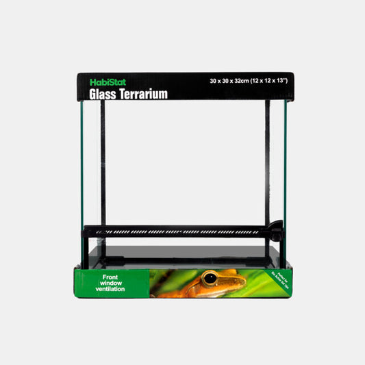 HABISTAT GLASS TERRARIUM, 30 X 30 X 32CM