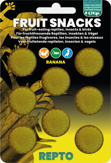 Repto Fruit snacks Banane 8 cups 15 gr