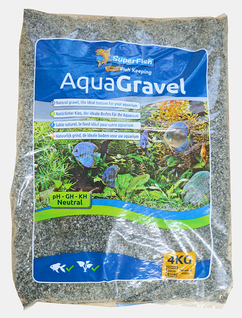 Aqua Gravel gris 1-2 mm 4 kg