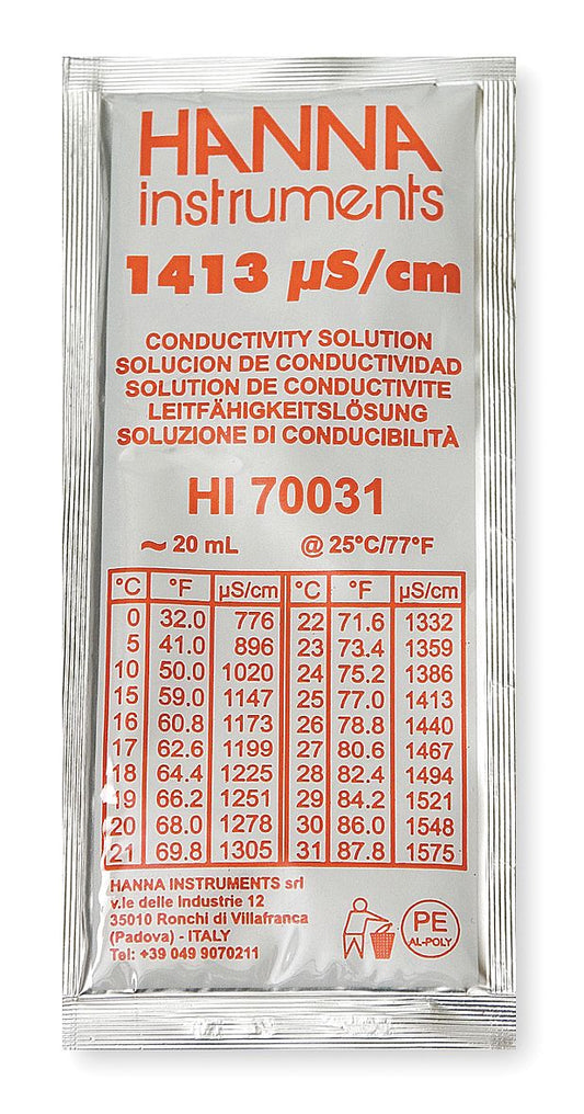 Hanna HI70031 1413-0S/CM CONDUCTIVITY STANDARD