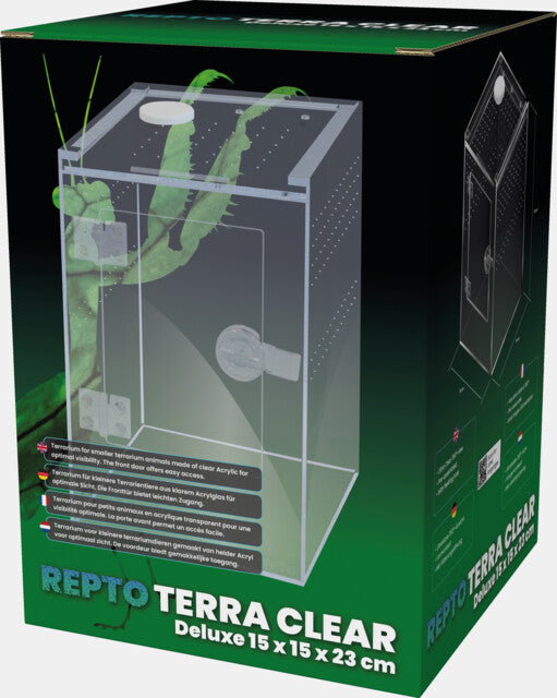 Repto Terra Clear Deluxe 15x15x23cm