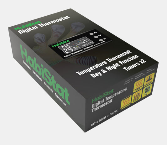 HABISTAT Digital Temperature Thermostat Day/Night Timer