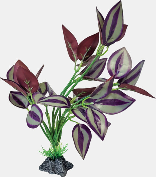 Repto Plante Feuilles Violette Debout 19x15x23 cm