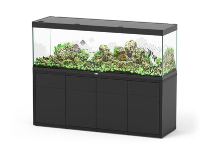 Aquatlantis Aquarium Sublime Ultra 200 x 60 noir + 2 x biobox 3 2