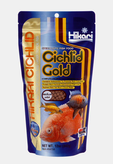 Hikari Cichlid Gold Medium 342gr Coulant