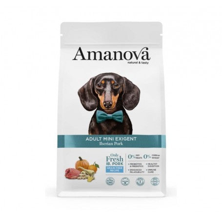 Amanova Adult Mini Exigent Iberian Pork 800 gr