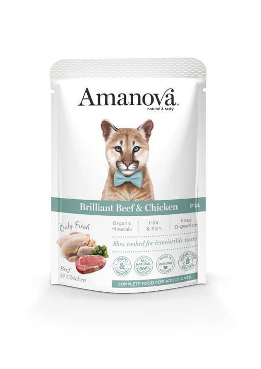 Amanova Brilliant Beef & Chicken - sachet 85 gr