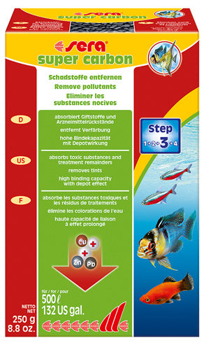 Sera Super carbon 250g
